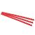 Binding comb 12mm 95sheets FOROFIS red 100pcs plastic