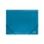 Document case A4*3cm FOROFIS 0.60mm w/elast.bands, width 30mm (blue) plastic