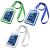Name badge with Lanyard, Water-Resistant (plastic) FOROFIS 85x54mm
