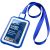 Name badge with Lanyard, Water-Resistant (plastic) FOROFIS 85x54mm