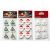 Decoration Stickers Puffy “Christmas”, 6 pcs.