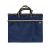 Expanding file A4 FOROFIS thickness 0.70mm w/handle, w/zipper, 2sect. (blue)