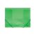 Document case A4*3.5cm FOROFIS 0.45mm w/elast.bands (transparent green)