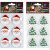Decoration Stickers Puffy “Christmas”, 6 pcs.