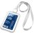 Name badge with Lanyard, Water-Resistant (plastic) FOROFIS 97x66mm