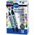 Whiteboard marker black dual tip, bullet tip & chisel tip