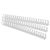 Binding comb 25mm 240sheets FOROFIS white 50pcs plastic