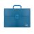 Expanding file А4 FOROFIS 0.70mm w/handle, w/lock, 12sect. (blue) PP