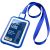 Name badge with Lanyard, Water-Resistant (plastic) FOROFIS 97x66mm