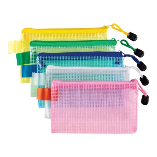 Zipper bag A6 (10.5x14.8cm) 0.25mm assorted