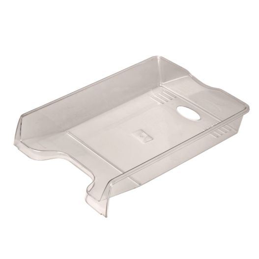 File tray plasticFOROFIS (clear, dark)