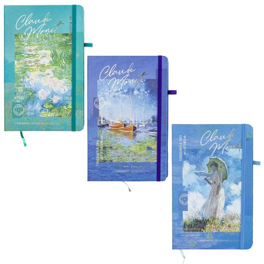 Notebook A5 ruled 80sh. hardcover, with elastic 