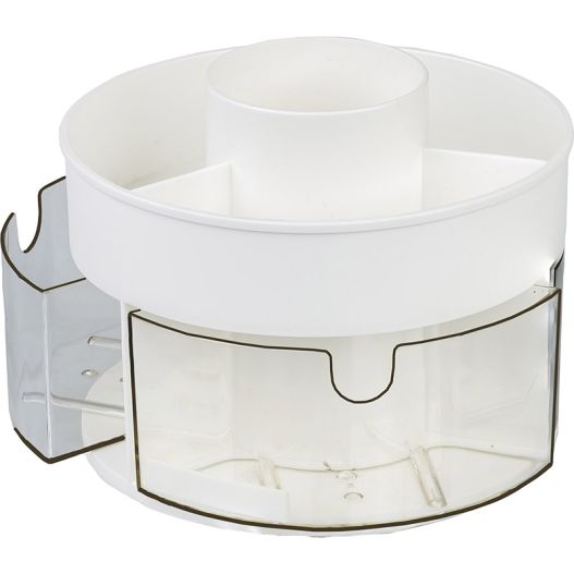 Pen holder with 3 drawers 13.8x13.8x11.4cm