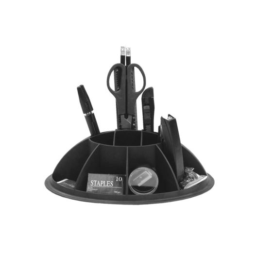 Desk set FOROFIS of 11 tools plastic (black)