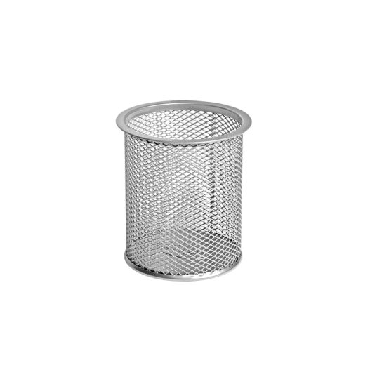 Pen holder Iron Mesh FOROFIS 7.5x10cm (silver)