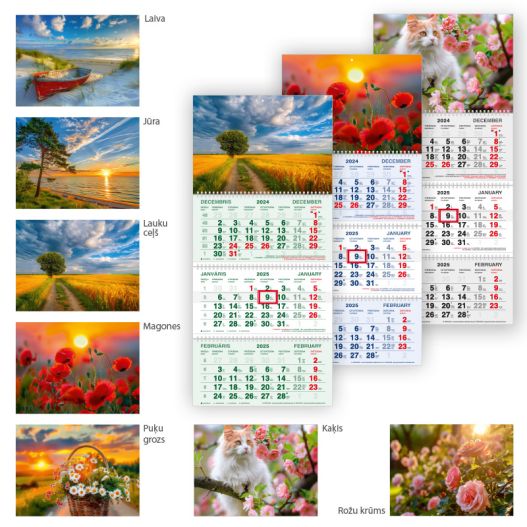 Wall calendar 