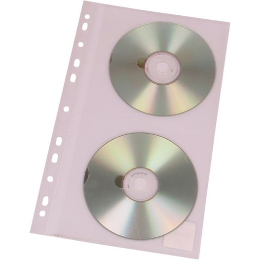 Kabatas CD/DVD diskiem ar perforāciju 10 gb.