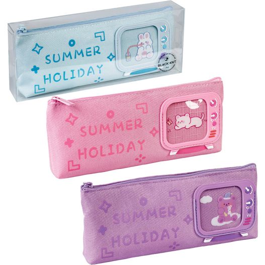 Pouch case 21x3,5x9cm assorti