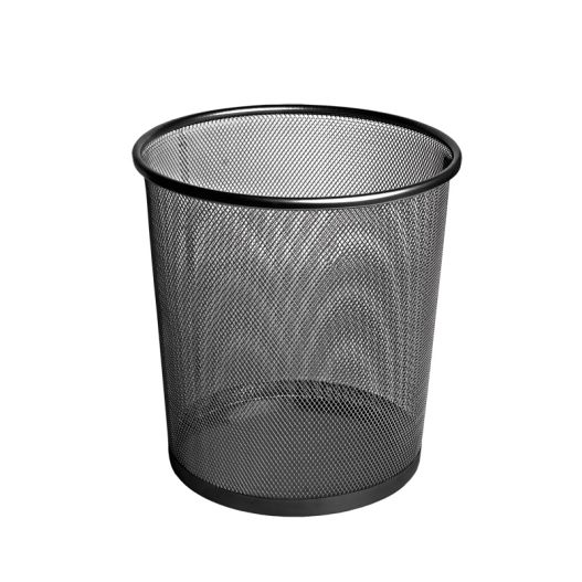 Wastepaper basket Iron Mesh FOROFIS (black) 26 x 30 cm, 16l