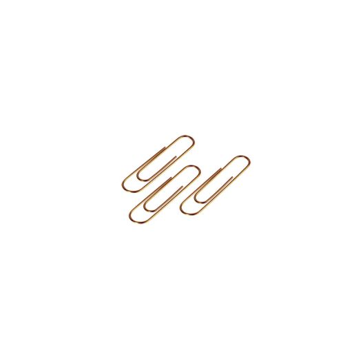 Paper clips 33mm FOROFIS copper round 100pcs /paper box