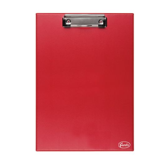 Clip board FOROFIS A4 red PVC