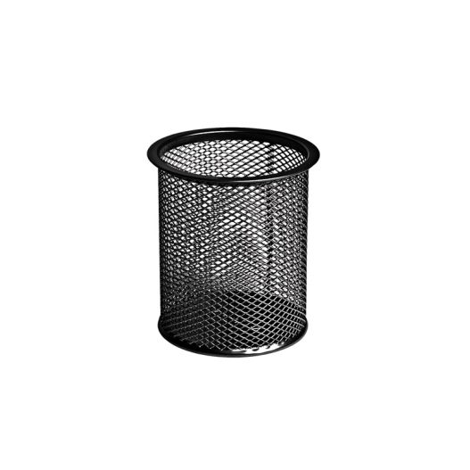 Pen holder Iron Mesh FOROFIS 7.5x10cm (black)