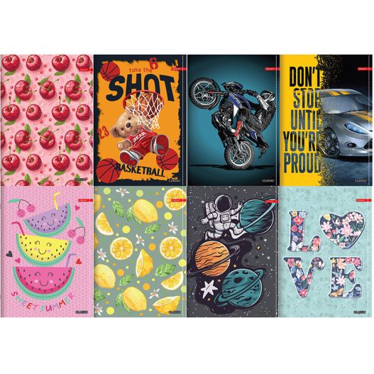 Klade rūtiņu A5, 52lp. CLASSIC