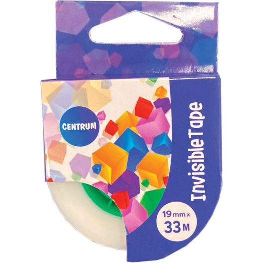 Invisible tape 19mm x 33m with dispenser  