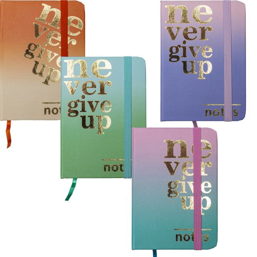 Notebook A7 ruled 80sh. hardcover, with elastic 