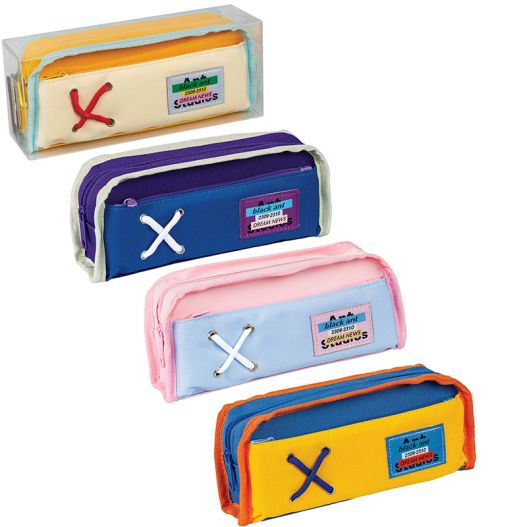 Pouch case 19,5x6x8cm assorti