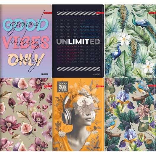 Klade A4 rūtiņu 52lp. CLASSIC