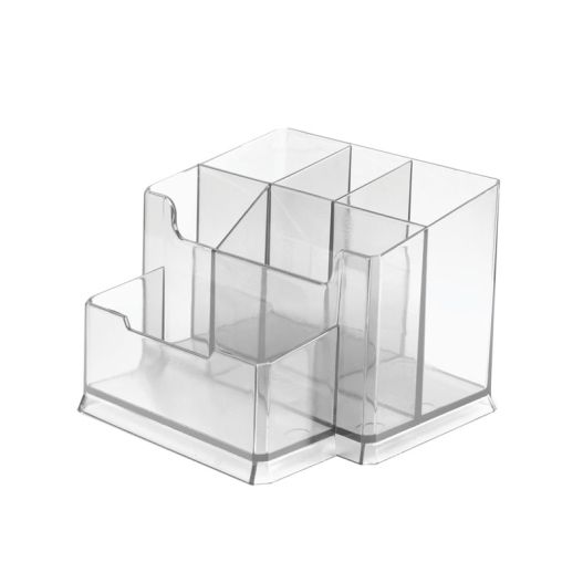 Desk organiser FOROFIS with dispenser for tape (clear)