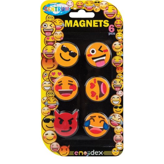 Magnēti tāfelēm EMOJIDEX diam.28mm 6gb.