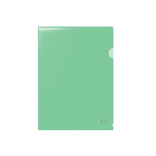 Clear folder A4 FOROFIS L-type 0.115mm (transparent green) PP