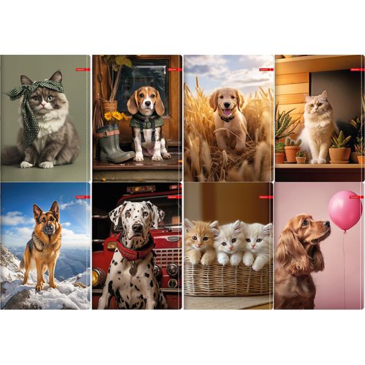 Klade rūtiņu A5, 52lp. PETS Premium