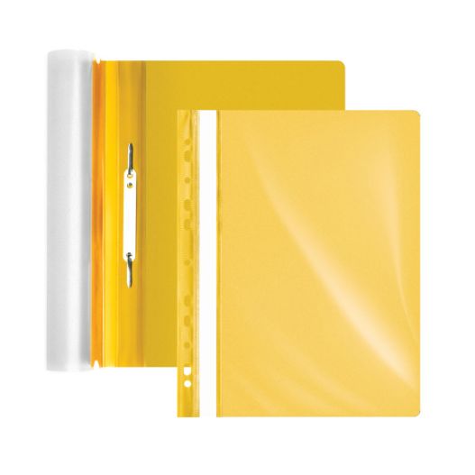 Clip file with perforation A4 FOROFIS 0.13/0.17mm with perforation (yellow matt) PP