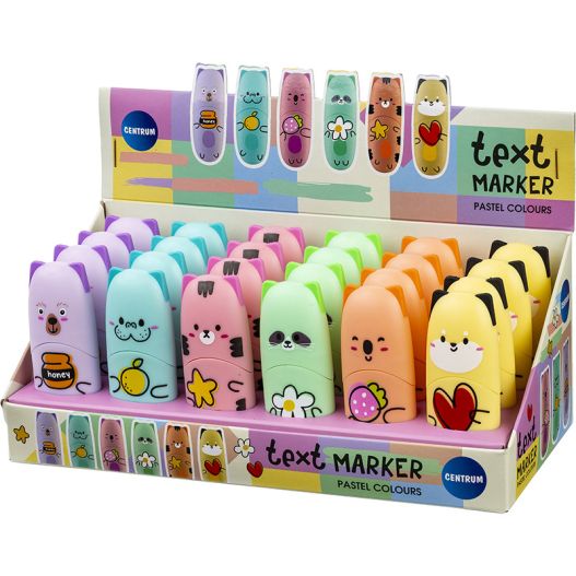 Text marker highlighter “Mini Cat” PASTEL 1-5mm 