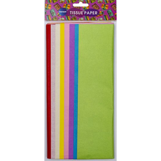 Tissue paper 50x70cm 8col. 17g/m2