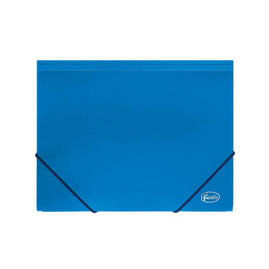 Document case A4 FOROFIS 0.50mm w/elast.bands (blue) PP