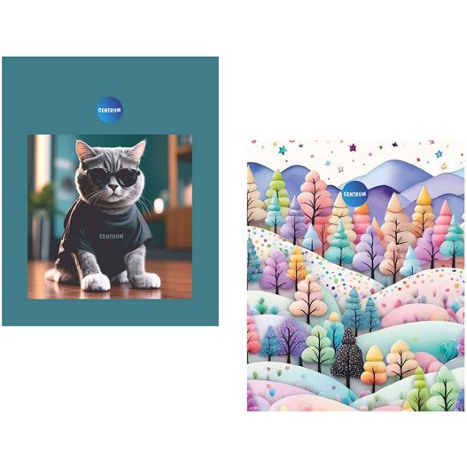 Klade rūtiņu 48lp. CENTRUM