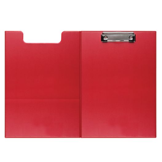 Clip board with cover FOROFIS A4 red PVC