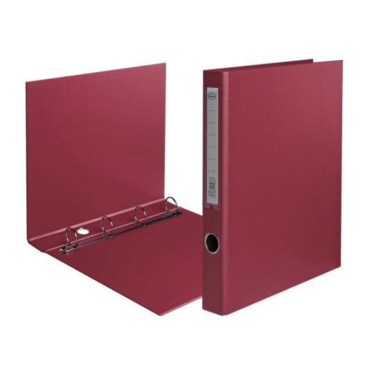 Mape ar 4 gredzeniem bordo A4*4.5cm FOROFIS