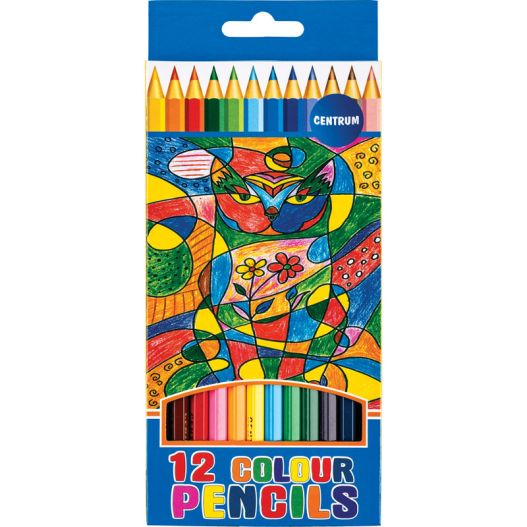 Color pencils12col. ZOO long size /paper box