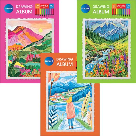 Zīmēšanas albums A4 20lp.