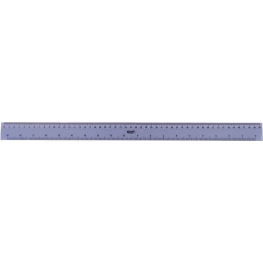 Ruler plastic 50cm clear