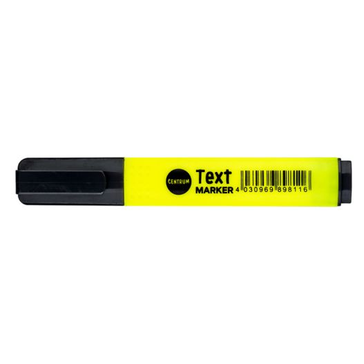 Text marker yellow chisel tip 1-4mm 