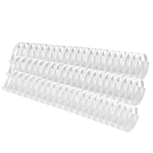 Binding comb 51mm 500sheets FOROFIS white 50pcs plastic