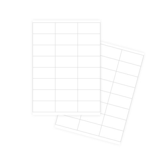 Self-adhesive white labels FOROFIS 70x35mm A4 100sh.