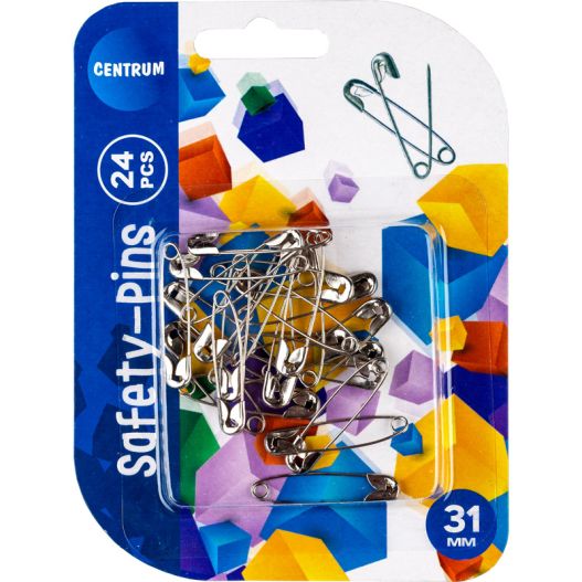 Safety pins 31mm 24pcs.