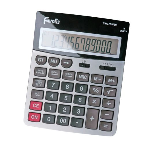 Calculator “CHECK&CORRECT” FOROFIS 186x152x27mm (not include AA battery)